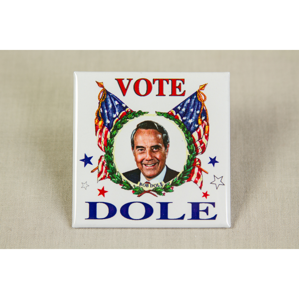 Vote Dole Flags Square