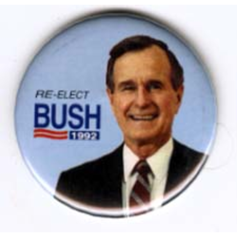 Re-Elect GHW Bush light blue