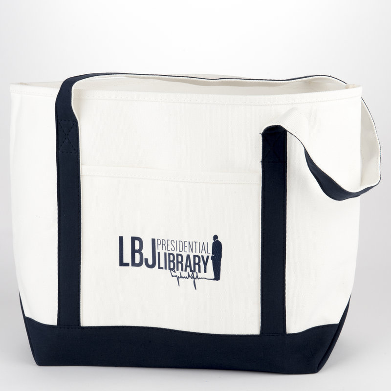 All the Way with LBJ LBJ Library Canvas Tote Bag