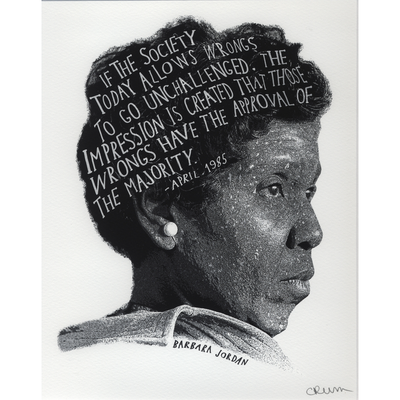Civil Rights Barbara Jordan 16x20 Poster