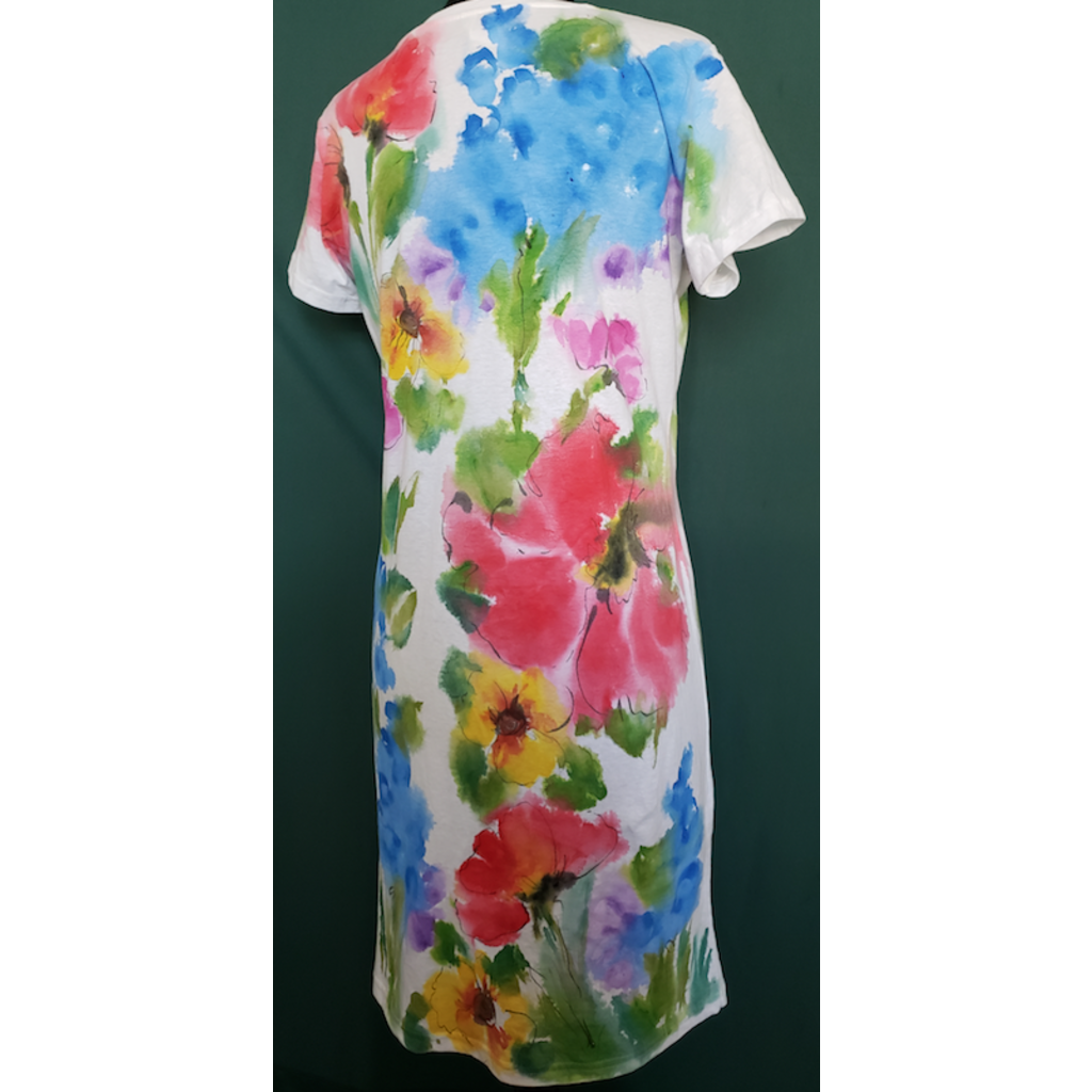 Lady Bird Johnson Painted Wildflower Dress