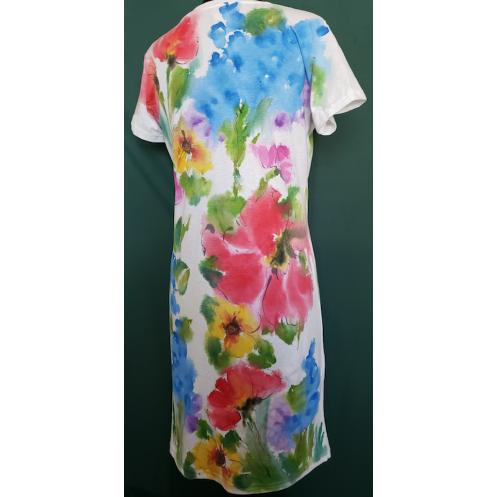 Lady Bird Johnson sale-Painted Wildflower Dress