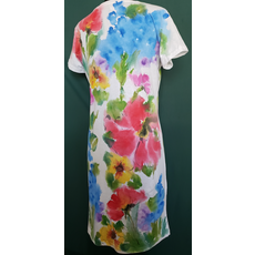 Lady Bird Johnson Painted Wildflower Dress