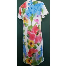 Lady Bird Johnson sale-Painted Wildflower Dress