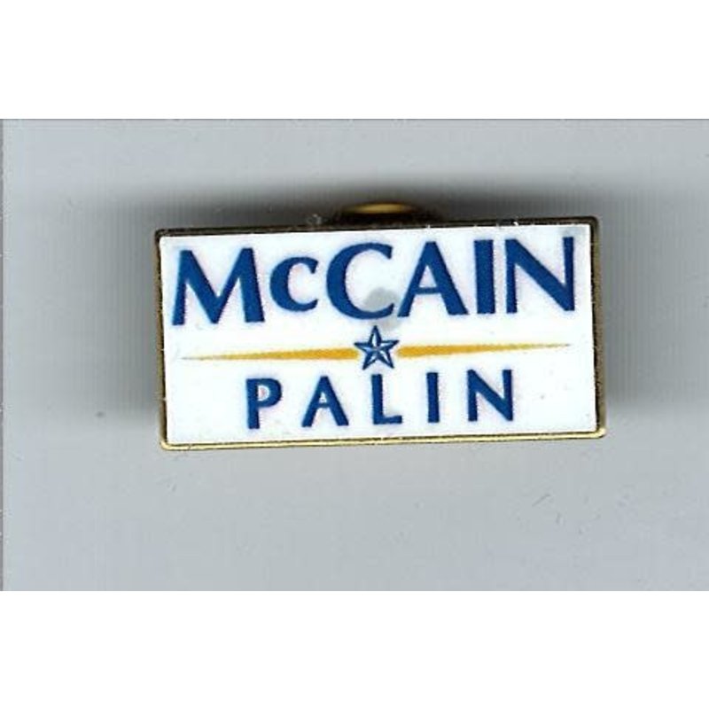 McCain Palin Lapel Pin