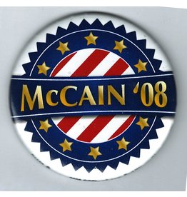 McCain 08 Red/White Stripes, Gold Stars3”