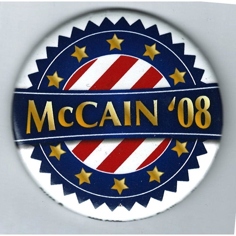 McCain '08 Red/White Stripes, Gold Stars