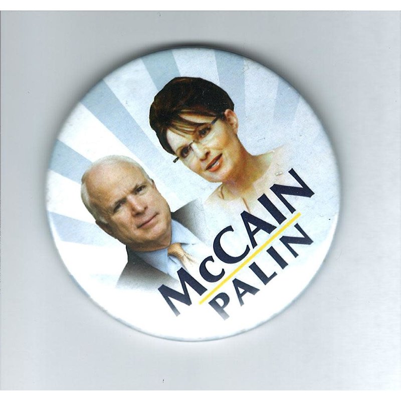McCain Palin Jugate Stripes 3”