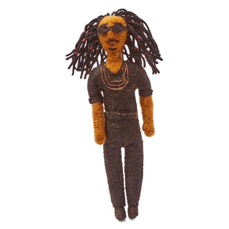 Americana sale-Stevie Wonder Felt Ornament