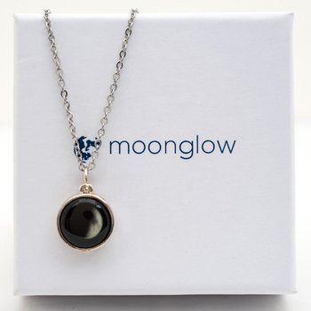 Sale CA 1st Qtr Waxing Moon Necklace