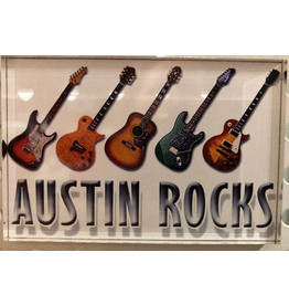 Austin & Texas Austin Rocks Magnet