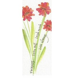 Lady Bird Johnson Friends Listen, Laugh Bookmark w/Tea