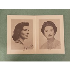 Lady Bird Johnson Reception for Distinguished Ladies 1961 Inaugural Invitation