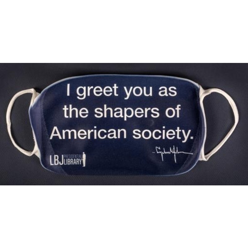 Sale sale-Shapers of American Society LBJ Face Mask
