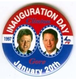 Clinton Inauguration Day red/blue