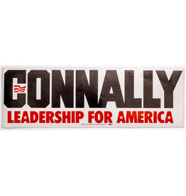 Connally Leadership Bumper sticker