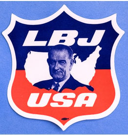 All the Way with LBJ LBJ USA Window Sticker
