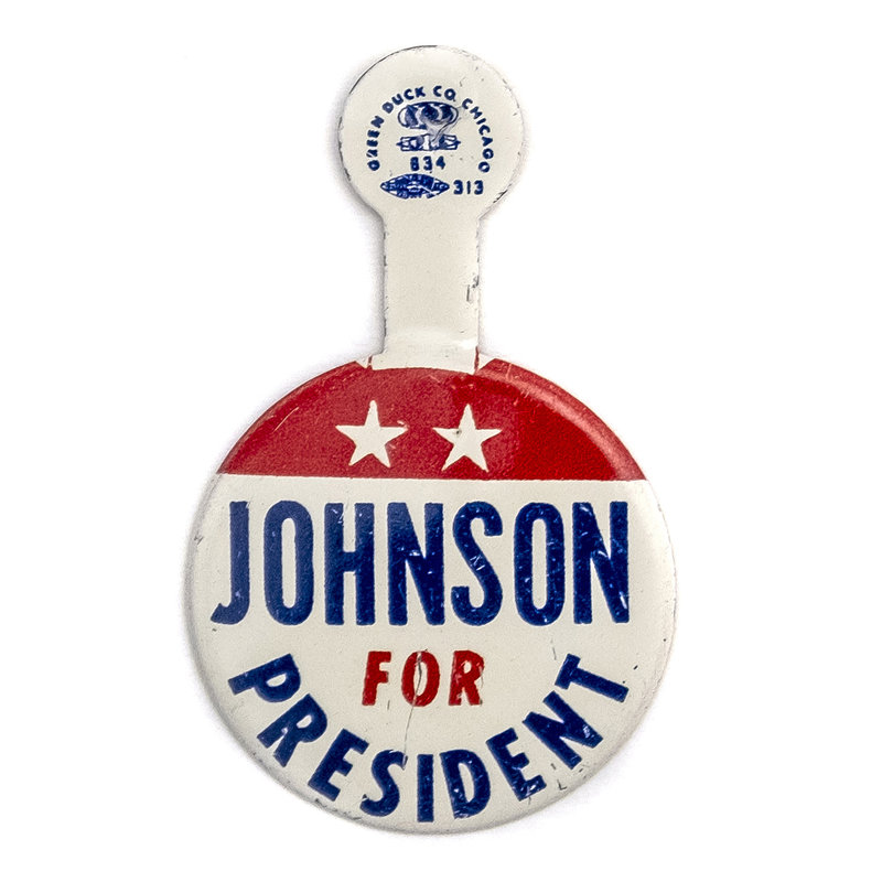All the Way with LBJ Johnson for President Tab