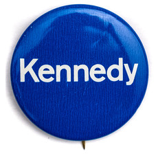 Blue 1968 Robert Kennedy Campaign Button