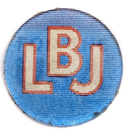 All the Way with LBJ LBJ For The USA Flasher Button