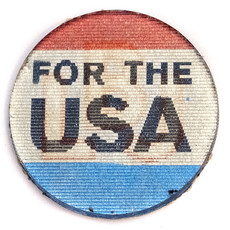 All the Way with LBJ LBJ For The USA Flasher Button