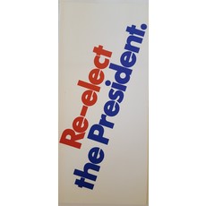 1972 Re-Elect The President Campaign Pamphlet