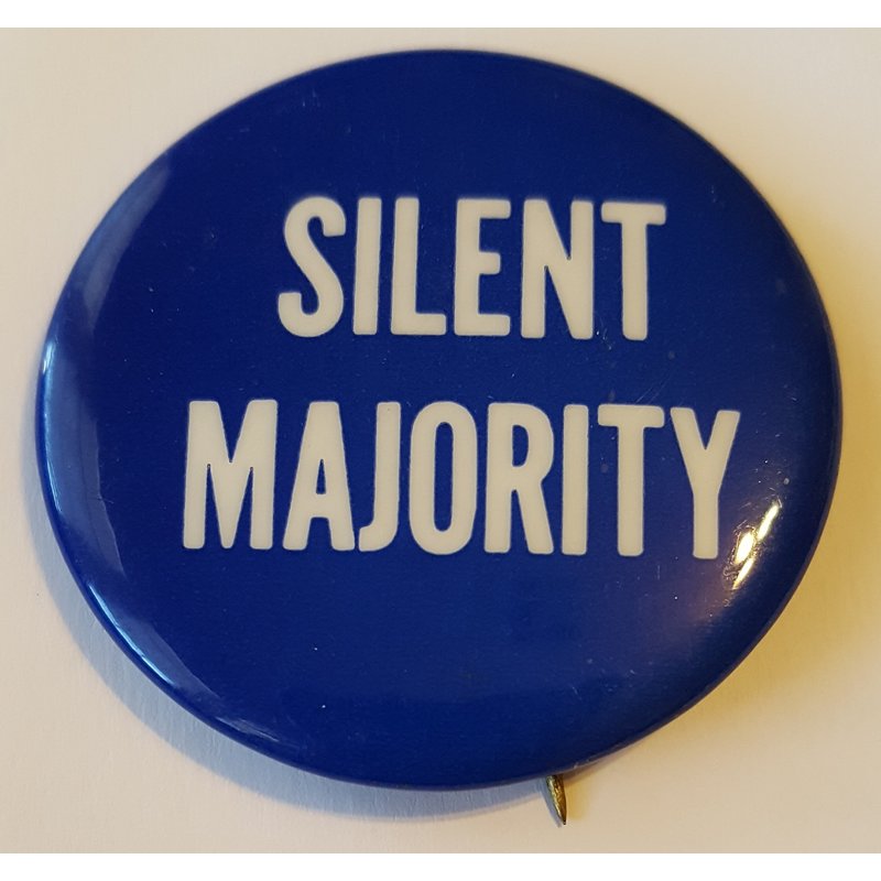 Nixon Silent Majority button