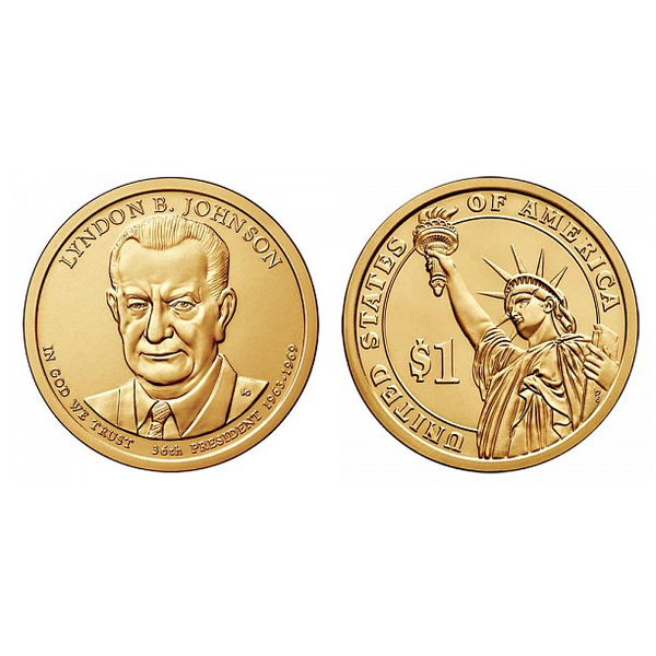Collectible LBJ and Lady Bird Medal Set
