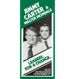 Carter Mondale 1976 Presidential Campaign Brochure