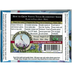 Austin & Texas Bluebonnet Seeds Packet