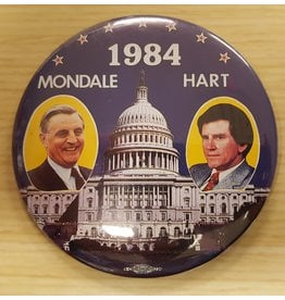 Mondale Hart 1984 DNC Button