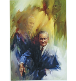 All the Way with LBJ LBJ Painting by Ingram Postcard