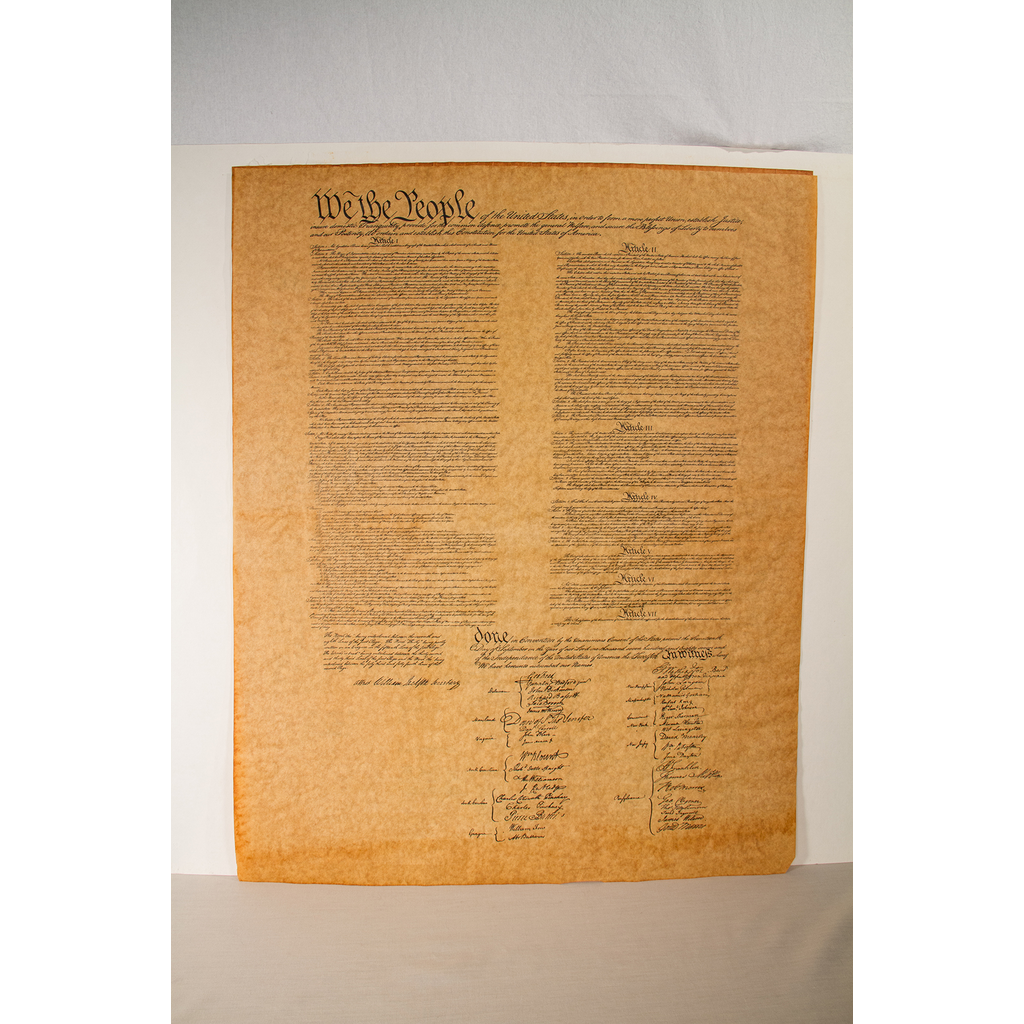American Experiment US Constitution Poster 23”X29” tube