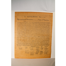 American Experiment Declaration of Independence Poster 23”x29” tube
