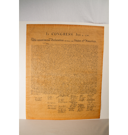 Americana Declaration of Independence Poster 23”x29” tube