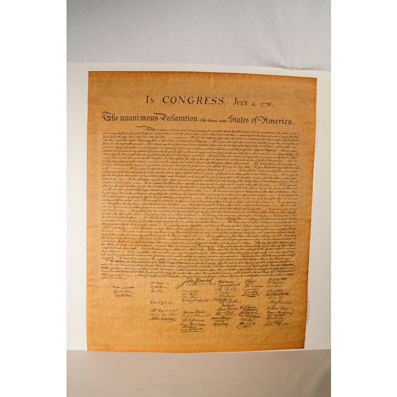 American Experiment Declaration of Independence Poster 23”x29” tube