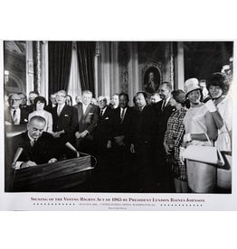 Civil Rights Voting Rights Act Signing Poster 18X24