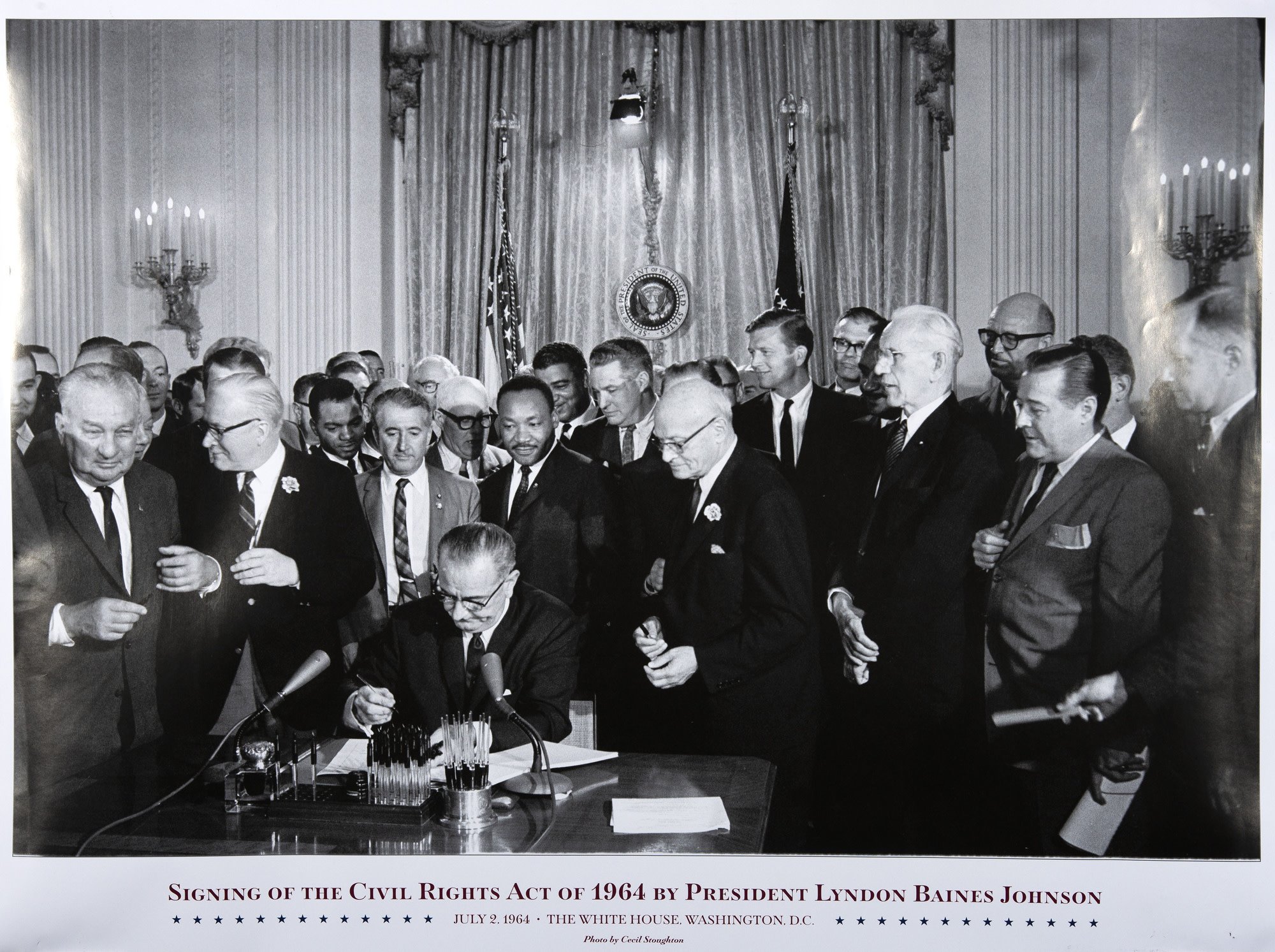 Civil Rights Act Signing Poster 18x24 The Store At Lbj 6922