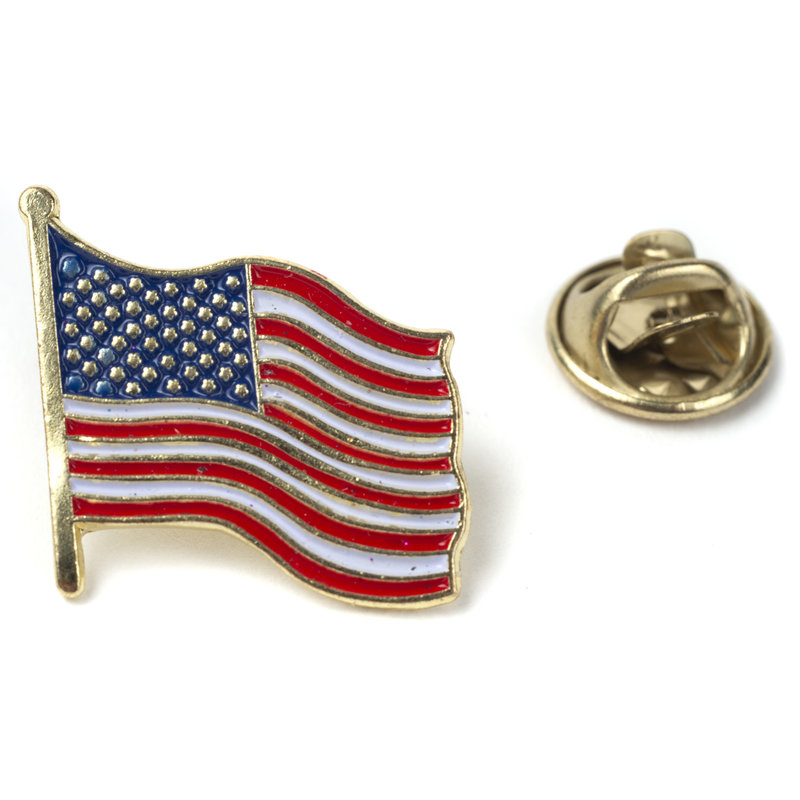 Americana US Flag Enamel Lapel Pin