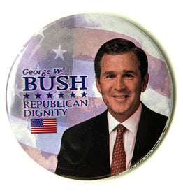 George W. Bush Republican Dignity Button