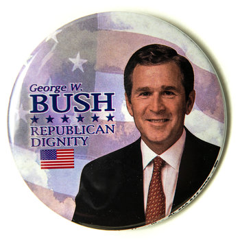 George W. Bush Republican Dignity Button
