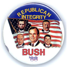 Bush 88 Republican Integrity - Large 3.5"