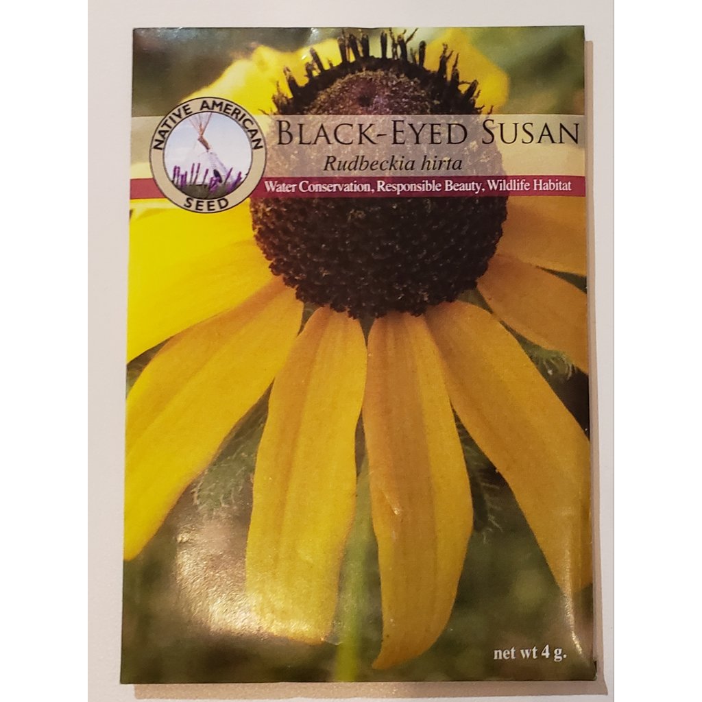 Lady Bird Johnson Black Eyed Susan Seeds Packet