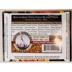 Lady Bird Johnson Indian Blanket Seeds Packet