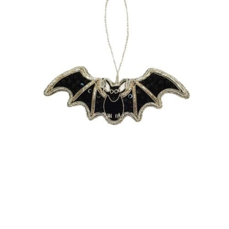 Austin & Texas Bat Black Sequined Ornament