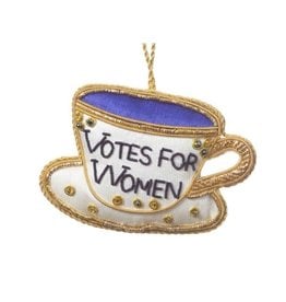 Civil Rights Votes for Women Tea Cup Ornament
