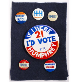 4268 1964 Campaign Lyndon JOHNSON Hubert HUMPHREY Bumper Sticker 4268 1964 Campaign Lyndon JOHNSON Hubert HUMPHREY Bumper Sticker