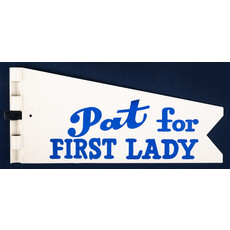 Pat Nixon for First Lady Plastic Antenna Flag