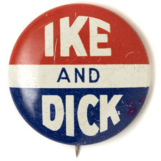 1956 “Ike & Dick” Button