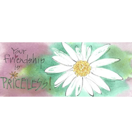 Lady Bird Johnson Your Friendship is Priceless Bookmark w/Tea